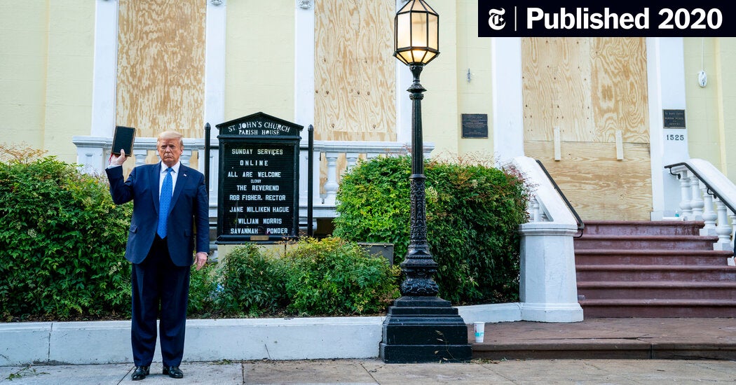 No, Trump Did Not Hold the Bible Upside Down at Lafayette Square (P...